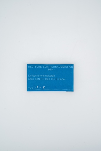 [DEK000017] DEK Blaumaßstab vorgeklebt Typen 1-8